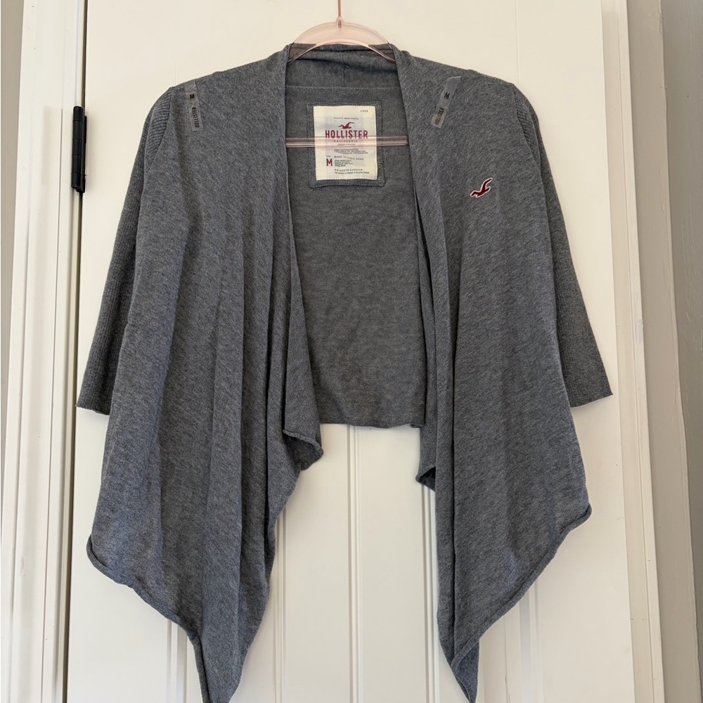 Hollister Heather Gray Cardigan